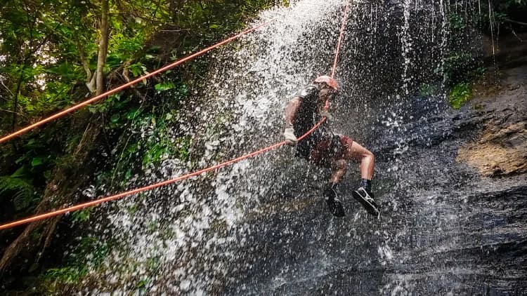 Calhetas Rappelling 96m